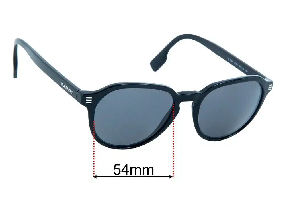 Sunglass Fix Replacement Lenses for Burberry B 2368 - 54mm Wide Sunglass Fix Replacement Lenses for Burberry B 2368 - 54mm Wide