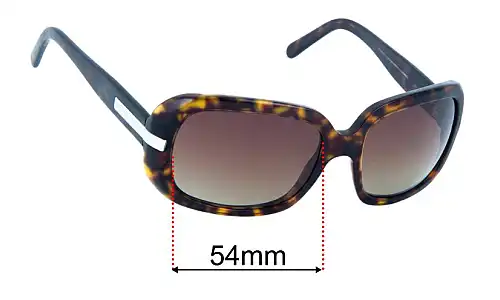Sunglass Fix Replacement Lenses for Burberry B 4024 - 54mm Wide Burberry B 4024 Replacement Lenses 54mm wide