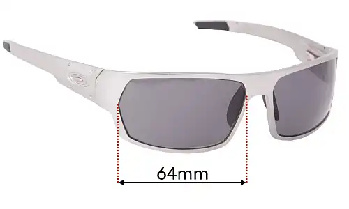 Sunglass Fix Replacement Lenses for Oakley Spike OA3131 - 64mm Wide Oakley Spike OA3131 Replacement Lenses 64mm wide