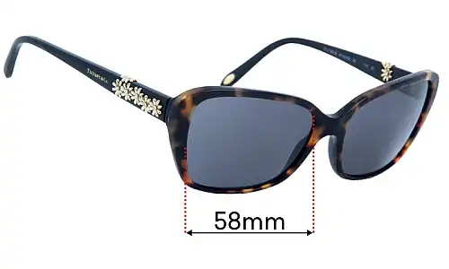 Sunglass Fix Replacement Lenses for Tiffany & Co TF 4069-B - 58mm Wide Tiffany & Co TF 4069-B Replacement Lenses 58mm wide