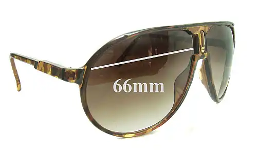 Sunglass Fix Replacement Lenses for Carrera Champion - 66mm Wide Carrera Champion Replacement Lenses 66mm wide