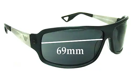 Sunglass Fix Replacement Lenses for Emporio Armani EA9531 - 69mm Wide Emporio Armani EA9531 Replacement Lenses 69mm wide