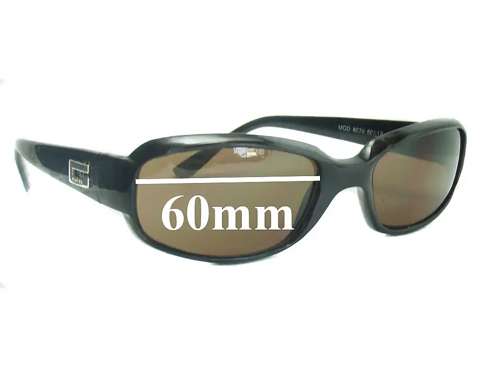 Sunglass Fix Replacement Lenses for Gucci GG8039 - 60mm Wide Sunglass Fix Replacement Lenses for Gucci GG8039 - 60mm Wide