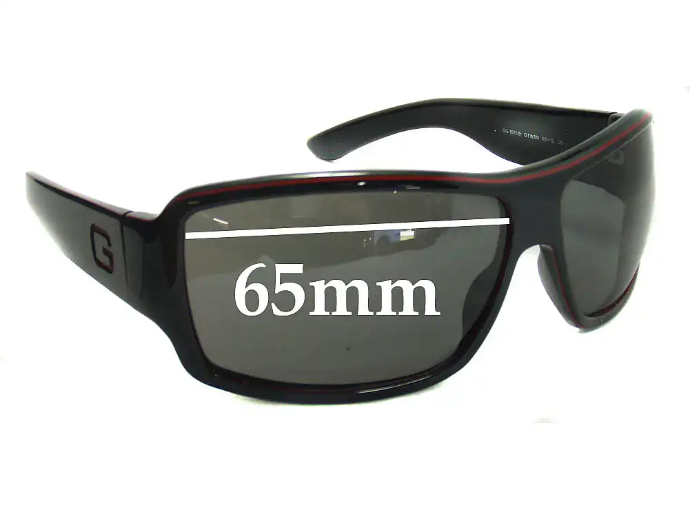 Sunglass Fix Replacement Lenses for Gucci GG1621/S - 65mm Wide Sunglass Fix Replacement Lenses for Gucci GG1621/S - 65mm Wide