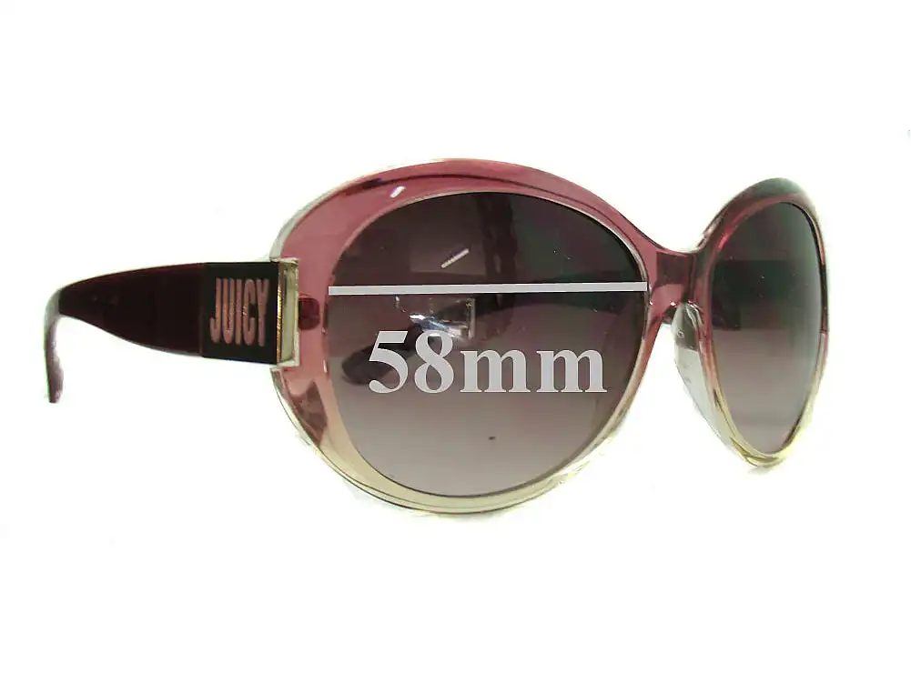 Sunglass Fix Replacement Lenses for Juicy Couture Atlanta/S - 58mm Wide Sunglass Fix Replacement Lenses for Juicy Couture Atlanta/S - 58mm Wide