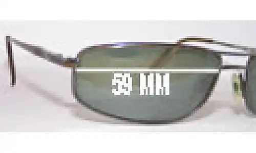 Sunglass Fix Replacement Lenses for Mako Sovereign 9458 - 59mm Wide Sunglass Fix Replacement Lenses for Mako Sovereign 9458 - 59mm Wide