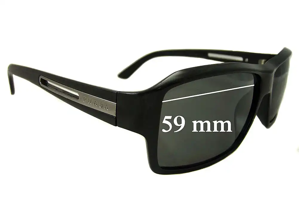 Sunglass Fix Replacement Lenses for Prada SPR09I - 59mm Wide Sunglass Fix Replacement Lenses for Prada SPR09I - 59mm Wide