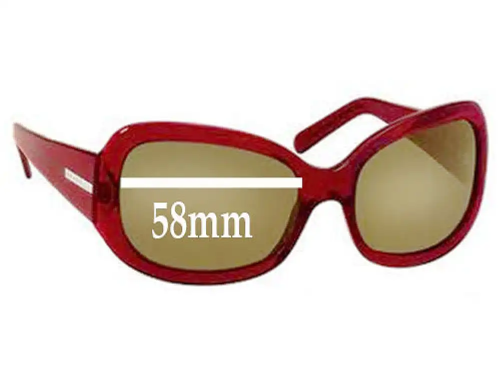 Sunglass Fix Replacement Lenses for Prada SPR13F - 58mm Wide Sunglass Fix Replacement Lenses for Prada SPR13F - 58mm Wide