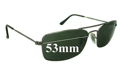 Sunglass Fix Replacement Lenses for Ray-Ban RB3309 - 53mm Wide Ray-Ban RB3309 Replacement Lenses 53mm wide
