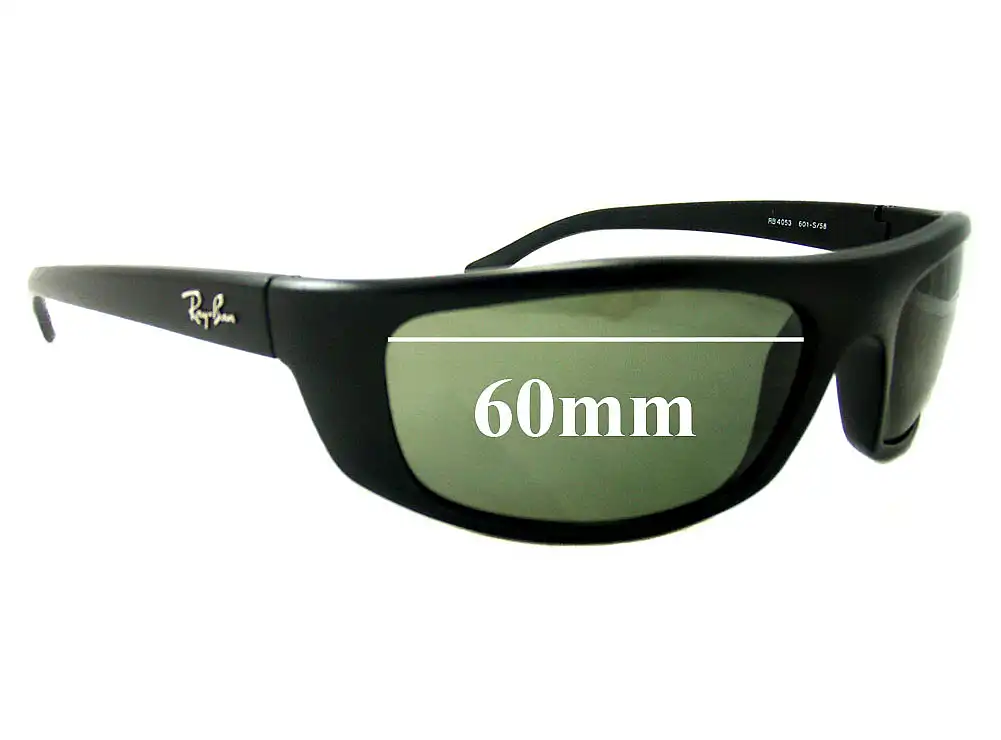 Sunglass Fix Replacement Lenses for Ray-Ban RB4053 Predator - 60mm Wide Sunglass Fix Replacement Lenses for Ray-Ban RB4053 Predator - 60mm Wide