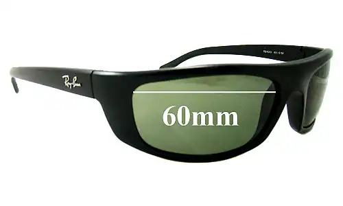 Sunglass Fix Replacement Lenses for Ray-Ban RB4053 Predator - 60mm Wide Ray-Ban RB4053 Predator Replacement Lenses 60mm wide