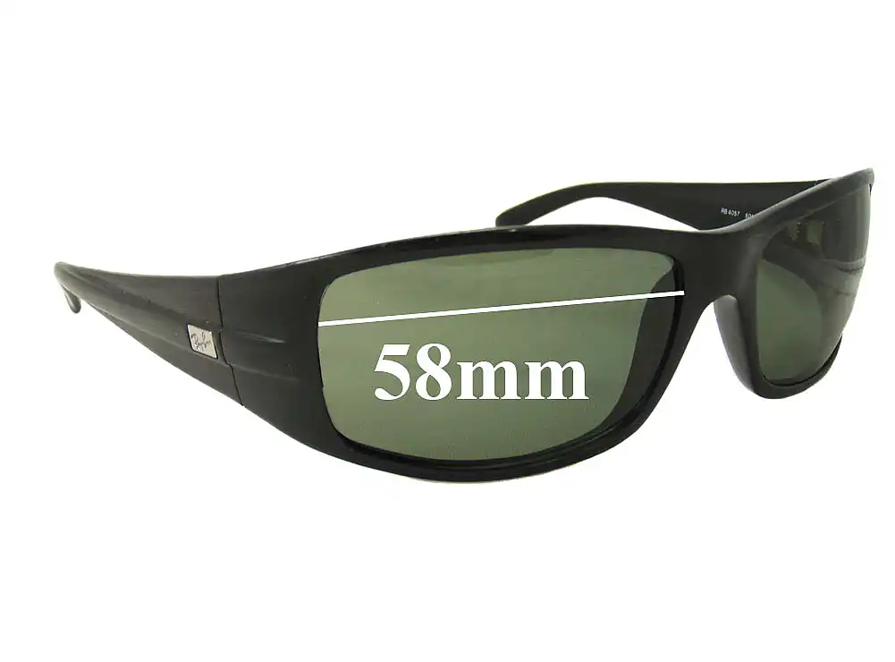 Sunglass Fix Replacement Lenses for Ray-Ban RB4057 - 58mm Wide Sunglass Fix Replacement Lenses for Ray-Ban RB4057 - 58mm Wide