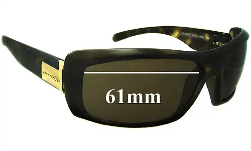 Sunglass Fix Replacement Lenses for Arnette Chamber AN4111 - 61mm Wide Sunglass Fix Replacement Lenses for Arnette Chamber AN4111 - 61mm Wide