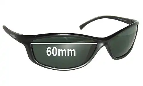 Arnette RAJ1823AA Replacement Lenses 60mm Arnette RAJ1823AA Sunglass Replacement Lenses - Lens Width 60mm