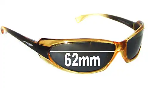 Sunglass Fix Replacement Lenses for Arnette Shaft AN4022 - 62mm Wide Sunglass Fix Replacement Lenses for Arnette Shaft AN4022 - 62mm Wide