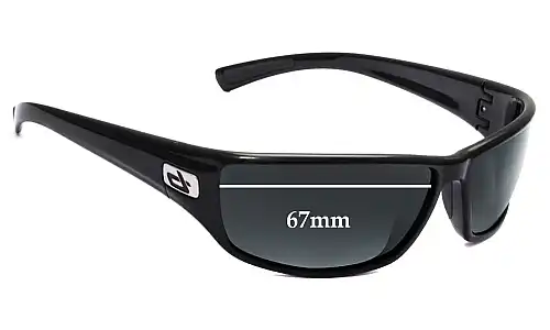 Sunglass Fix Replacement Lenses for Bolle Python - 67mm Wide Bolle Python Replacement Lenses 67mm wide