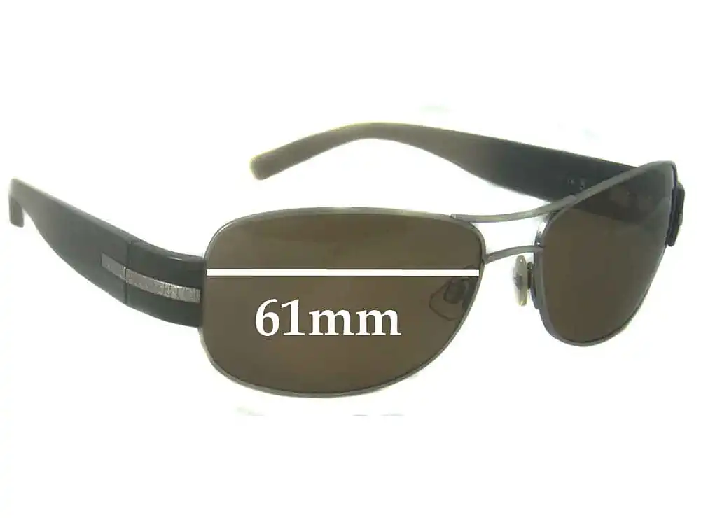 Sunglass Fix Replacement Lenses for Calvin Klein Unknown Model - 61mm Wide Sunglass Fix Replacement Lenses for Calvin Klein Unknown Model - 61mm Wide