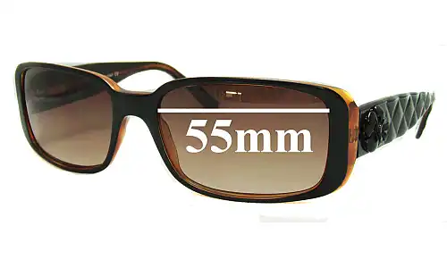 Sunglass Fix Replacement Lenses for Chanel 5111 - 55mm Wide Sunglass Fix Replacement Lenses for Chanel 5111 - 55mm Wide