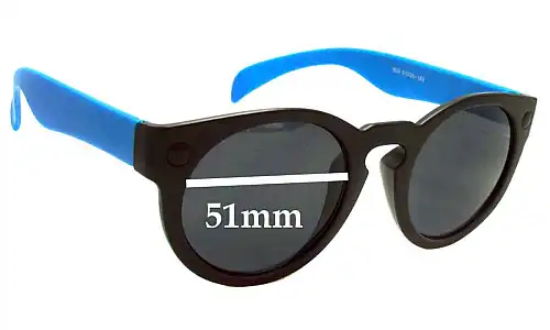 Sunglass Fix Replacement Lenses for D-eye D-eye 603 - 51mm Wide Sunglass Fix Replacement Lenses for D-eye D-eye 603 - 51mm Wide