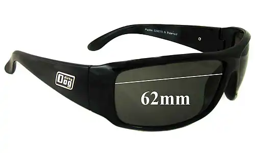 Sunglass Fix Replacement Lenses for Dirty Dog Puddle - 62mm Wide Sunglass Fix Replacement Lenses for Dirty Dog Puddle - 62mm Wide