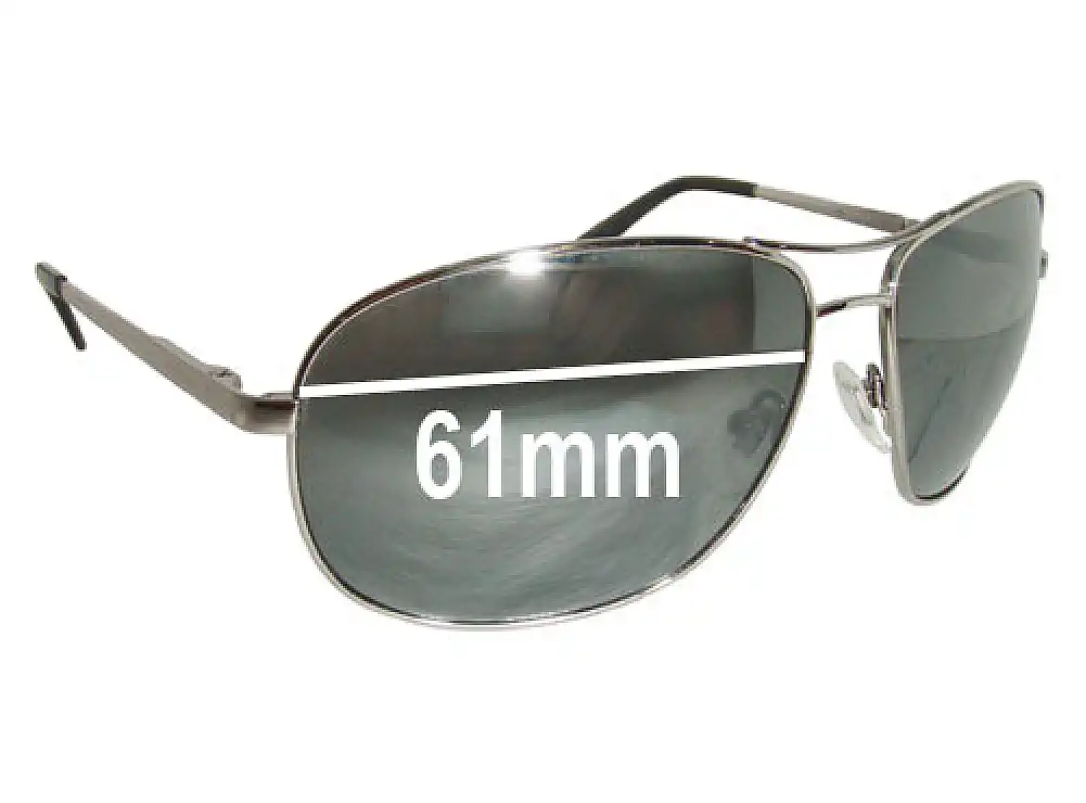 Sunglass Fix Replacement Lenses for Fossil Sahara - 61mm Wide Sunglass Fix Replacement Lenses for Fossil Sahara - 61mm Wide