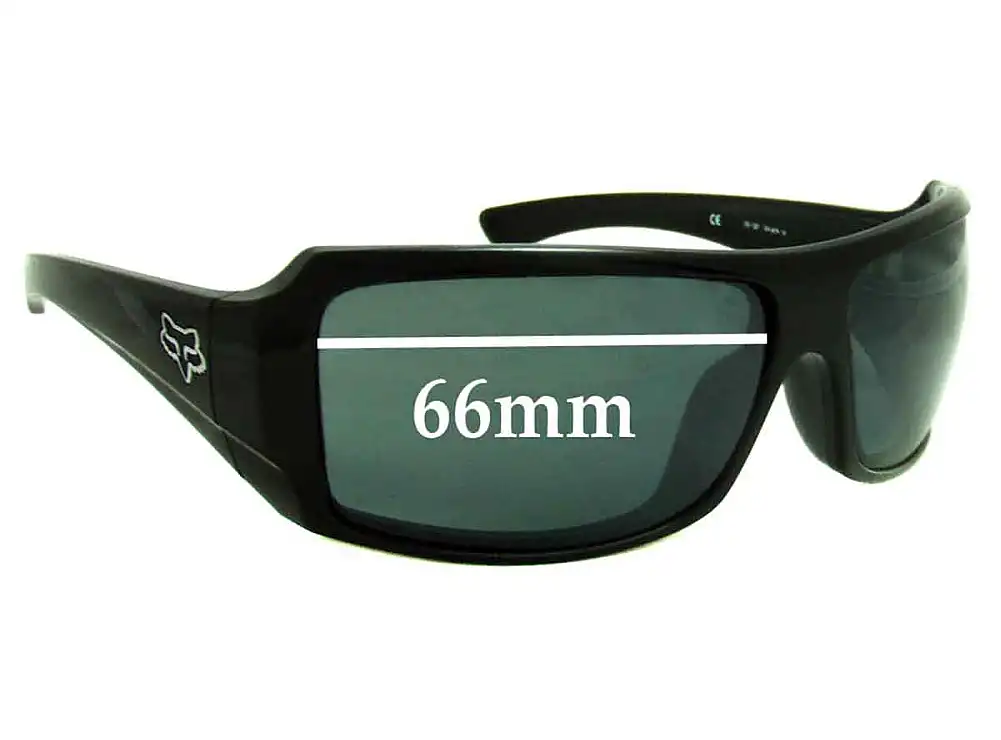 Sunglass Fix Replacement Lenses for Fox Racing The Median - 66mm Wide Sunglass Fix Replacement Lenses for Fox Racing The Median - 66mm Wide