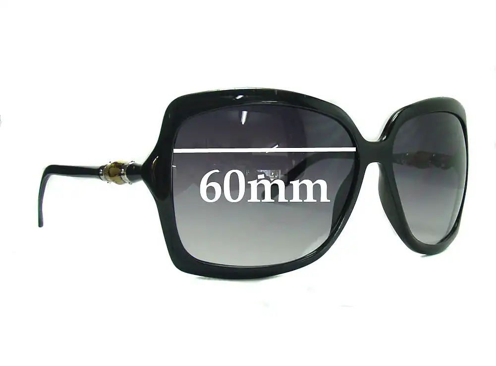 Sunglass Fix Replacement Lenses for Gucci GG3131/S - 60mm Wide Sunglass Fix Replacement Lenses for Gucci GG3131/S - 60mm Wide