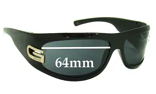 Sunglass Fix Replacement Lenses for Gucci GG1518/S - 64mm Wide Sunglass Fix Replacement Lenses for Gucci GG1518/S - 64mm Wide