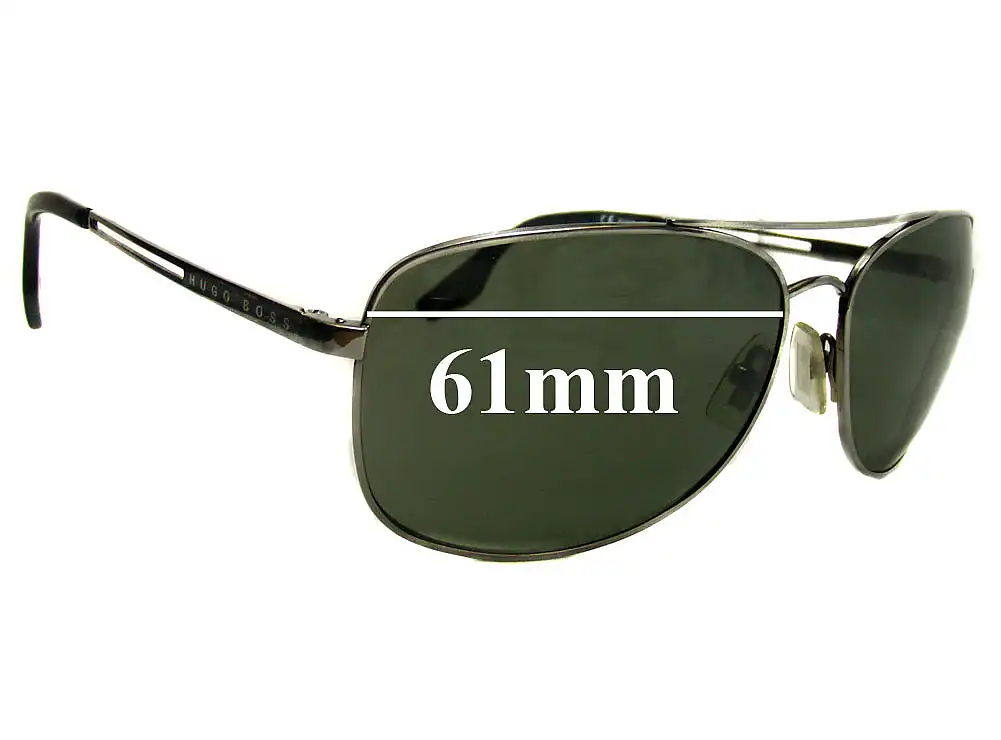Sunglass Fix Replacement Lenses for Hugo Boss 0004/S - 61mm Wide Sunglass Fix Replacement Lenses for Hugo Boss 0004/S - 61mm Wide