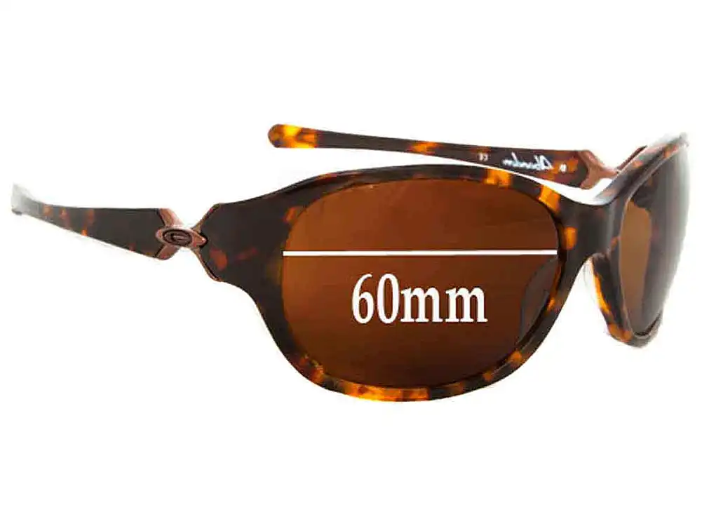 Sunglass Fix Replacement Lenses for Oakley Abandon - 60mm Wide Sunglass Fix Replacement Lenses for Oakley Abandon - 60mm Wide