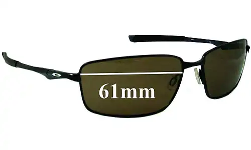Sunglass Fix Replacement Lenses for Oakley Splinter OO4037 - 61mm Wide Sunglass Fix Replacement Lenses for Oakley Splinter OO4037 - 61mm Wide
