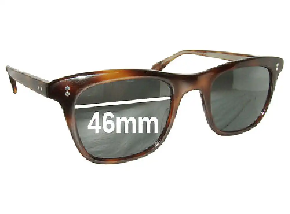Sunglass Fix Replacement Lenses for Oliver Peoples Lukas - 46mm Wide Sunglass Fix Replacement Lenses for Oliver Peoples Lukas - 46mm Wide