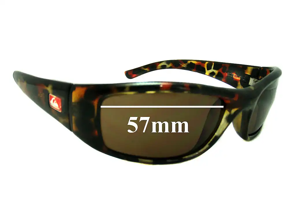 Sunglass Fix Replacement Lenses for Quiksilver Preacher - 57mm Wide Sunglass Fix Replacement Lenses for Quiksilver Preacher - 57mm Wide