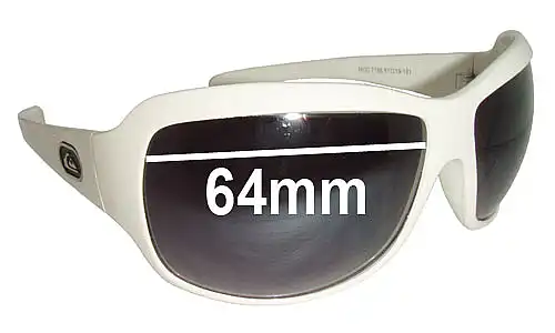 Sunglass Fix Replacement Lenses for Quiksilver MOD 7185 - 64mm Wide Quiksilver MOD 7185 Replacement Lenses 64mm wide
