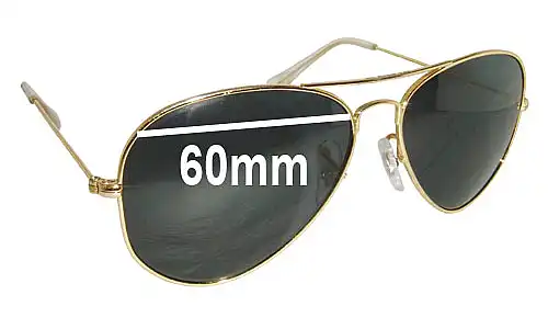 Sunglass Fix Replacement Lenses for Ray-Ban RB1103 - 60mm Wide Sunglass Fix Replacement Lenses for Ray-Ban RB1103 - 60mm Wide