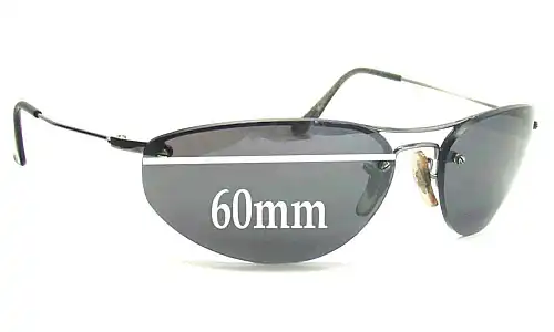 Sunglass Fix Replacement Lenses for Ray-Ban RB3155 - 60mm Wide Ray-Ban RB3155 Replacement Lenses 60mm wide