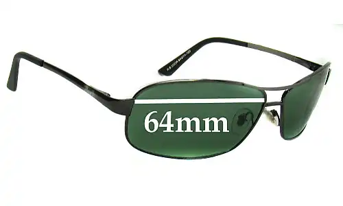 Sunglass Fix Replacement Lenses for Ray-Ban RB3323 - 64mm Wide Ray-Ban RB3323 Replacement Lenses 64mm wide