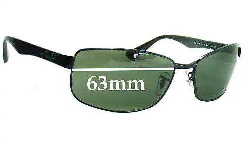 Sunglass Fix Replacement Lenses for Ray-Ban RB3478 - 63mm Wide Ray-Ban RB3478 Replacement Lenses 63mm wide