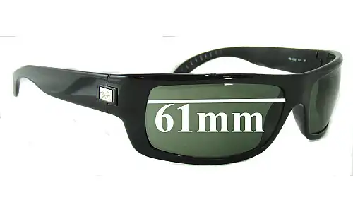 Sunglass Fix Replacement Lenses for Ray-Ban RB4052 - 61mm Wide Sunglass Fix Replacement Lenses for Ray-Ban RB4052 - 61mm Wide