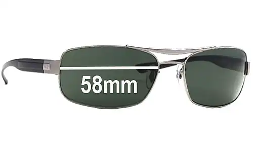 Sunglass Fix Replacement Lenses for Ray-Ban RB3302 - 58mm Wide Ray-Ban RB3302 Replacement Lenses 58mm wide