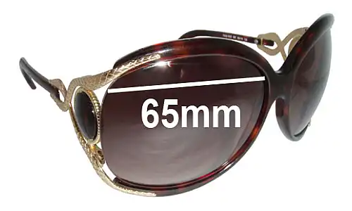 Sunglass Fix Replacement Lenses for Roberto Cavalli Perla 443S - 65mm Wide Sunglass Fix Replacement Lenses for Roberto Cavalli Perla 443S - 65mm Wide