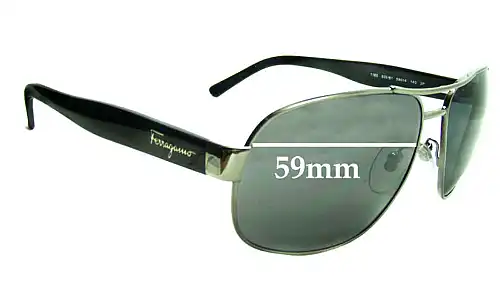 Sunglass Fix Replacement Lenses for Salvatore Ferragamo 1185 - 59mm Wide Sunglass Fix Replacement Lenses for Salvatore Ferragamo 1185 - 59mm Wide