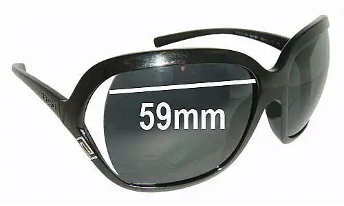 Sunglass Fix Replacement Lenses for Versace MOD 4114 - 59mm Wide Sunglass Fix Replacement Lenses for Versace MOD 4114 - 59mm Wide