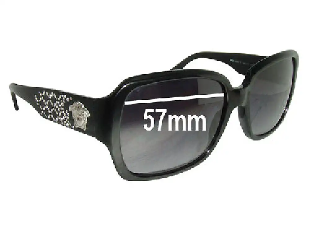 Sunglass Fix Replacement Lenses for Versace MOD 4204-B - 57mm Wide Sunglass Fix Replacement Lenses for Versace MOD 4204-B - 57mm Wide