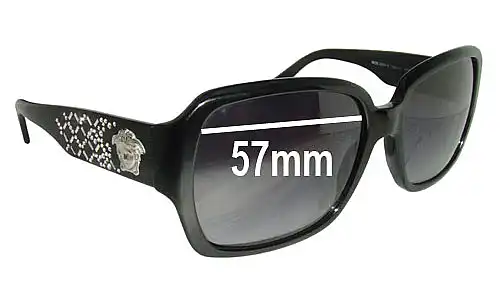 Sunglass Fix Replacement Lenses for Versace MOD 4204-B - 57mm Wide Sunglass Fix Replacement Lenses for Versace MOD 4204-B - 57mm Wide