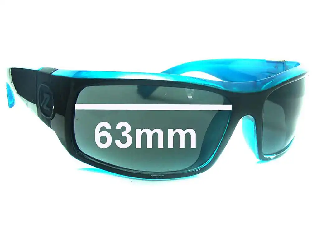 Sunglass Fix Replacement Lenses for Von Zipper Kickstand Older - 63mm Wide Sunglass Fix Replacement Lenses for Von Zipper Kickstand Older - 63mm Wide