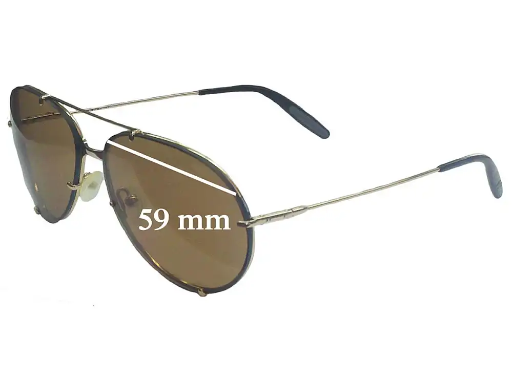 Sunglass Fix Replacement Lenses for Carrera Veron 1 - 59mm Wide Sunglass Fix Replacement Lenses for Carrera Veron 1 - 59mm Wide