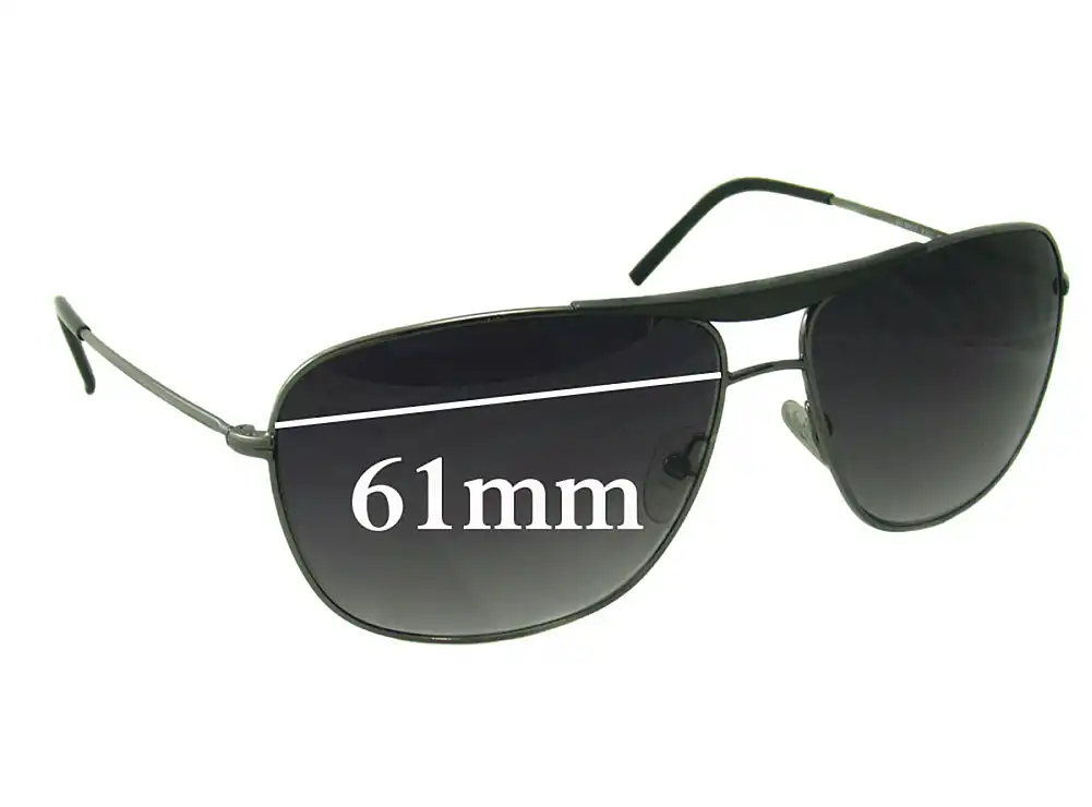 Sunglass Fix Replacement Lenses for Giorgio Armani GA 886/S - 61mm Wide Sunglass Fix Replacement Lenses for Giorgio Armani GA 886/S - 61mm Wide