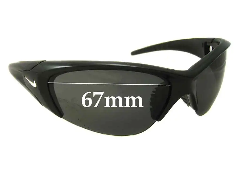 Sunglass Fix Replacement Lenses for Nike EV0258 Undermine - 67mm Wide Sunglass Fix Replacement Lenses for Nike EV0258 Undermine - 67mm Wide