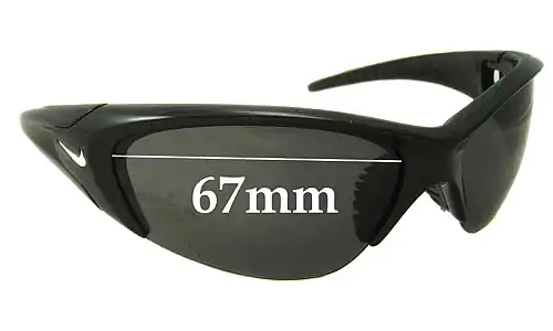 Sunglass Fix Replacement Lenses for Nike EV0258 Undermine - 67mm Wide Sunglass Fix Replacement Lenses for Nike EV0258 Undermine - 67mm Wide